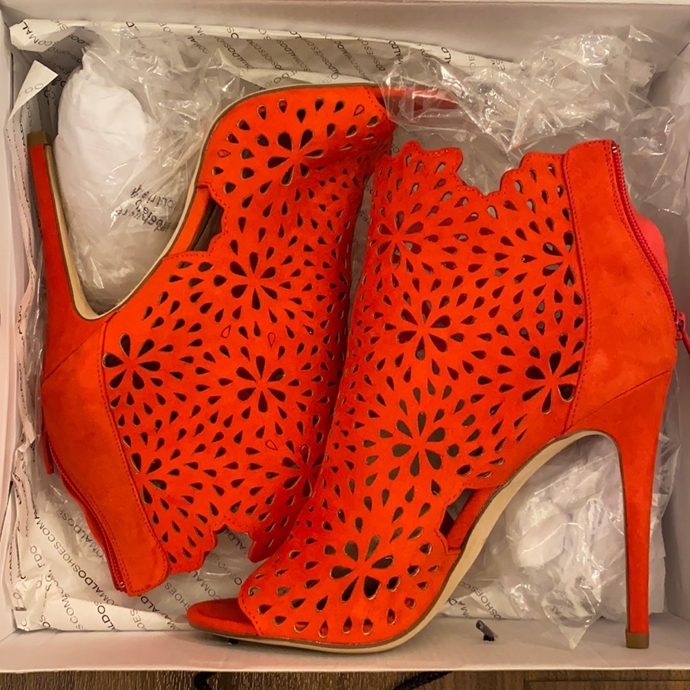 Red Orange Ralidien Aldo Booties